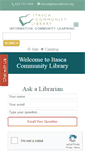 Mobile Screenshot of itascalibrary.org